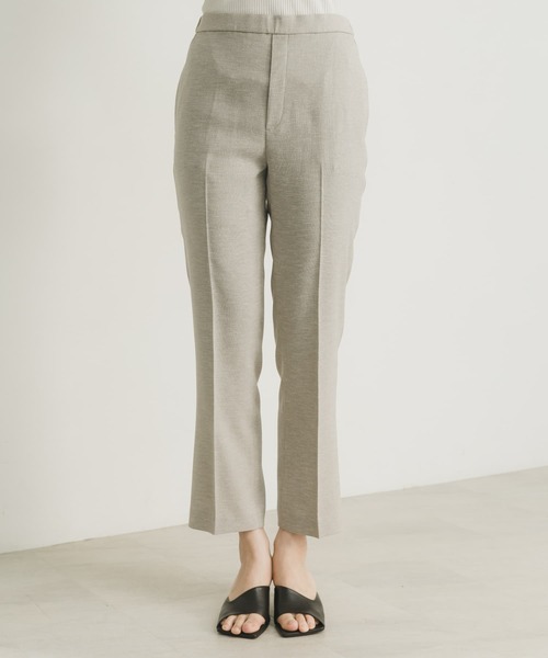 URBAN RESEARCH（アーバンリサーチ）の「リネンライクセミフレアイージーPANTS-2（その他パンツ・レディース・ネイビー/グレー系その他・38/36）」の3枚目の写真