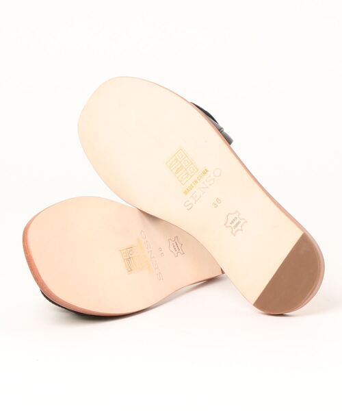 SENSO(センソ)の「SENSO Bobby(サンダル・レディース・ブラック/キャメル・36)」の4枚目の写真