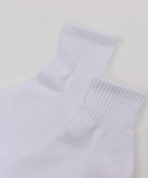 HANES（ヘインズ）の「【Hanes/ヘインズ】メンズ ビーフィー【2足組】クォーターレングスソックス【ハーフパイル】（ソックス/靴下・メンズ・ホワイト/ブラック・MEDIUM）」の9枚目の写真