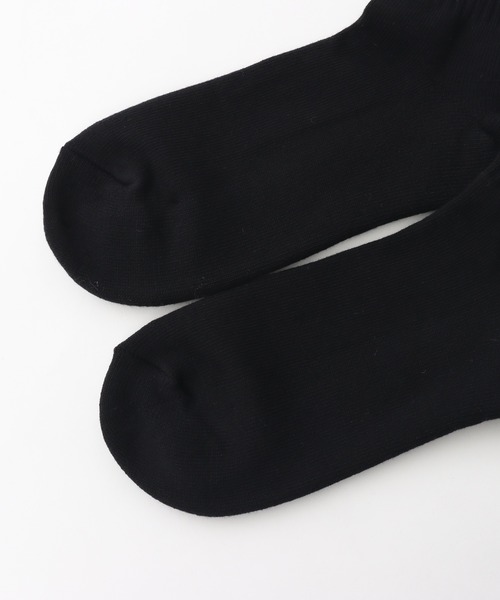 HANES（ヘインズ）の「【Hanes/ヘインズ】メンズ ビーフィー【2足組】クォーターレングスソックス【ハーフパイル】（ソックス/靴下・メンズ・ホワイト/ブラック・MEDIUM）」の5枚目の写真