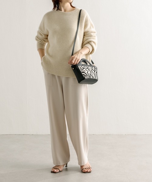 PAPILLONNER(パピヨネ)の「ジャガードミニショルダーバッグ/PAPILLONNER/パピヨネ(ショルダーバッグ・レディース・ブラック/キャメル・FREE)」の15枚目の写真