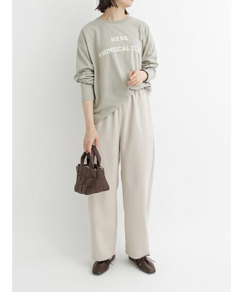 Samansa Mos2 blue（サマンサモスモスブルー）の「プリントロンT（Tシャツ/カットソー・レディース・ラベンダー/オフホワイト/グレー・ﾌﾘ-）」の11枚目の写真