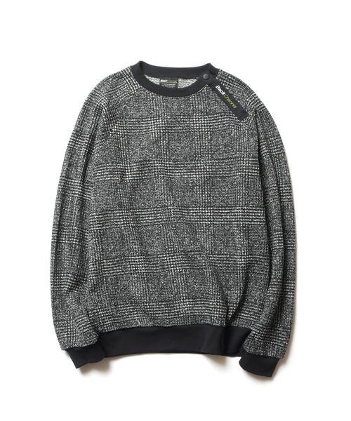 Back Channel（バックチャンネル）の「ZIP CREW SWEAT（ニット/セーター・メンズ・グレー/ネイビー・MEDIUM/LARGE/XX-LARGE/SMALL/X-LARGE）」の2枚目の写真