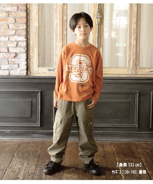 RUGGEDWORKS（ラゲッドワークス）の「《made in Japan》BACKSATIN　CARGO　PANTS（カーゴパンツ・キッズ・カーキ/ベージュ・01/02/03/04）」の3枚目の写真