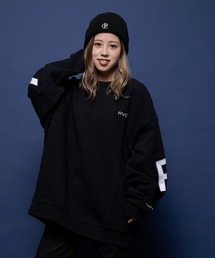WEB限定 FAKE RVCA CREW SWEAT