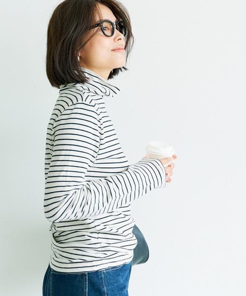 coca(coca)(コカ)の「ハイネックベビースキンインナー(Tシャツ/カットソー・レディース・ホワイト/その他/ブラック/グレー・S/M/L)」の4枚目の写真