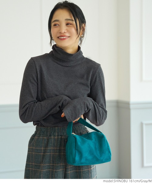 coca(coca)(コカ)の「ハイネックベビースキンインナー(Tシャツ/カットソー・レディース・ホワイト/その他/ブラック/グレー・S/M/L)」の12枚目の写真