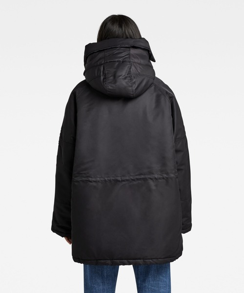 G-STAR(ジースター)の「AIR FORCE PARKA/オーバーサイズ/中綿ミリタリーナイロンパーカー(ダウンジャケット/コート・レディース・ダークブラック・MEDIUM/SMALL/X-SMALL)」の3枚目の写真