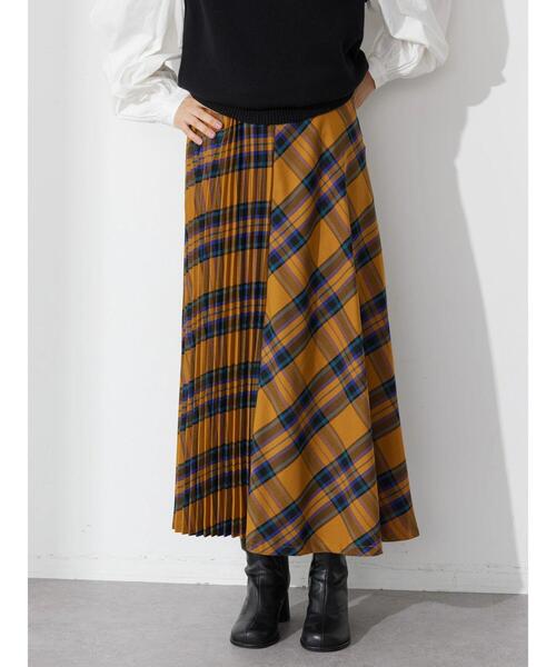 AMERICAN HOLIC（アメリカンホリック）の「Checkプリーツスカート（スカート・レディース・イエロー系その他/ベージュ系その他4/ブルー系その他5/チェック/グリーン系その他5・L/M）」の11枚目の写真
