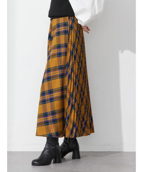 AMERICAN HOLIC（アメリカンホリック）の「Checkプリーツスカート（スカート・レディース・イエロー系その他/ベージュ系その他4/ブルー系その他5/チェック/グリーン系その他5・L/M）」の15枚目の写真
