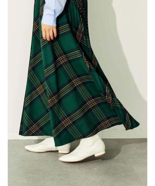 AMERICAN HOLIC（アメリカンホリック）の「Checkプリーツスカート（スカート・レディース・イエロー系その他/ベージュ系その他4/ブルー系その他5/チェック/グリーン系その他5・L/M）」の22枚目の写真