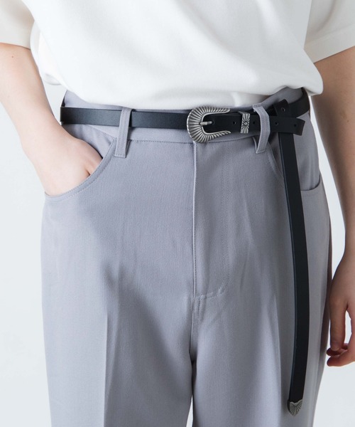 WEGO（ウィゴー）の「■■■WEGO/フェイクレザーナローベルト■■■（ベルト・メンズ・ブラック/ブラウン/その他1・FREE）」の3枚目の写真