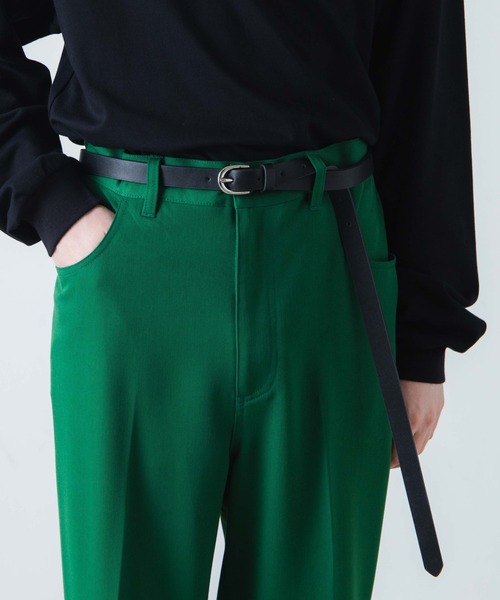 WEGO（ウィゴー）の「■■■WEGO/フェイクレザーナローベルト■■■（ベルト・メンズ・ブラック/ブラウン/その他1・FREE）」の2枚目の写真