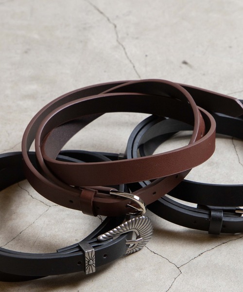 WEGO（ウィゴー）の「■■■WEGO/フェイクレザーナローベルト■■■（ベルト・メンズ・ブラック/ブラウン/その他1・FREE）」の9枚目の写真