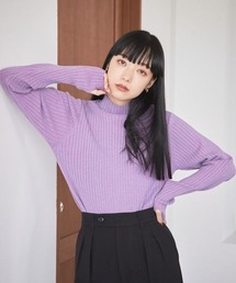 LOWRYS FARM | マシンウォッシャブルハイネックロングスリーブ　165166(Tシャツ/カットソー)