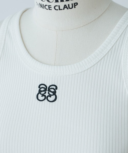 Seemi. byNICECLAUP（ シーミーバイナイスクラップ）の「【Seemi】Seemi.タンク（タンクトップ・レディース・ピンク/オフホワイト/ブラック・FREE）」の21枚目の写真