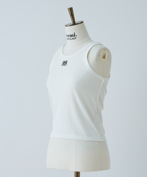 Seemi. byNICECLAUP（ シーミーバイナイスクラップ）の「【Seemi】Seemi.タンク（タンクトップ・レディース・ピンク/オフホワイト/ブラック・FREE）」の18枚目の写真