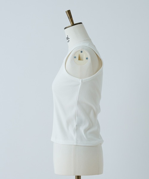 Seemi. byNICECLAUP（ シーミーバイナイスクラップ）の「【Seemi】Seemi.タンク（タンクトップ・レディース・ピンク/オフホワイト/ブラック・FREE）」の19枚目の写真