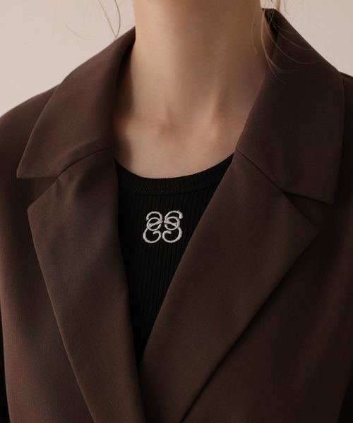 Seemi. byNICECLAUP（ シーミーバイナイスクラップ）の「【Seemi】Seemi.タンク（タンクトップ・レディース・ピンク/オフホワイト/ブラック・FREE）」の9枚目の写真