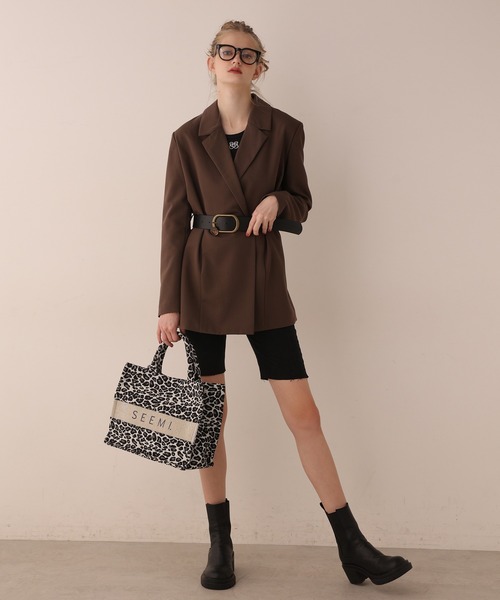 Seemi. byNICECLAUP（ シーミーバイナイスクラップ）の「【Seemi】Seemi.タンク（タンクトップ・レディース・ピンク/オフホワイト/ブラック・FREE）」の13枚目の写真