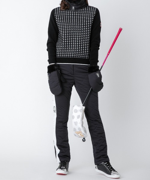 【新品未使用】アルチビオ40ブラック キルティングパンツ セール】<LADIES>アルチビオゴルフウェア キルティングパンツ（その他