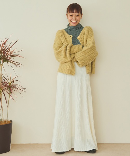 Crisp（クリスプ）の「タートルボーダーTシャツ（Tシャツ/カットソー・レディース・グリーン/ピンク/レッド・FREE）」の11枚目の写真