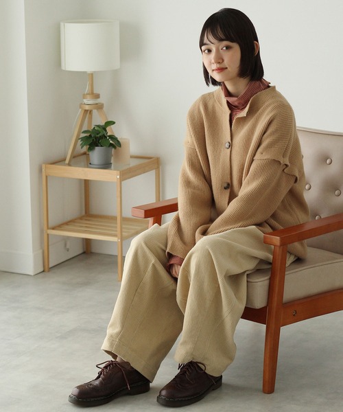 Crisp（クリスプ）の「タートルボーダーTシャツ（Tシャツ/カットソー・レディース・グリーン/ピンク/レッド・FREE）」の4枚目の写真