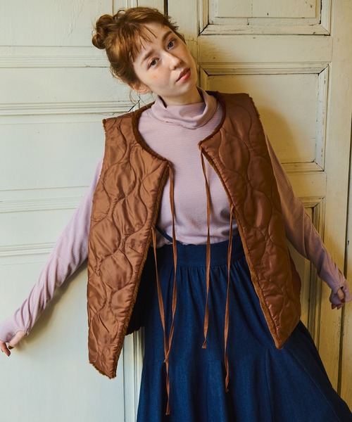 Crisp（クリスプ）の「タートルボーダーTシャツ（Tシャツ/カットソー・レディース・グリーン/ピンク/レッド・FREE）」の21枚目の写真