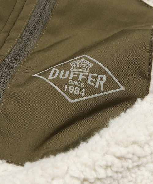 The DUFFER of ST.GEORGE(ザダファーオブセントジョージ)の「BOA FLEECE JK:ボアフリースジャケット ライトアウター(その他アウター・メンズ・ブラック/アイボリー・SMALL/MEDIUM/LARGE/X-LARGE)」の16枚目の写真