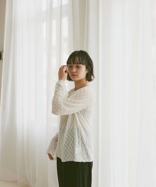 TOI ET MOI トップス moi tytto（モイテュット）の「ニュアンスシアートップス（T