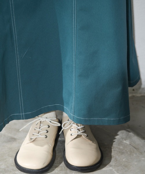 MERLOT(メルロー)の「ステッチ配色ボリュームスカート(スカート・レディース・ブルー/ブラック/レッド・FREE)」の13枚目の写真