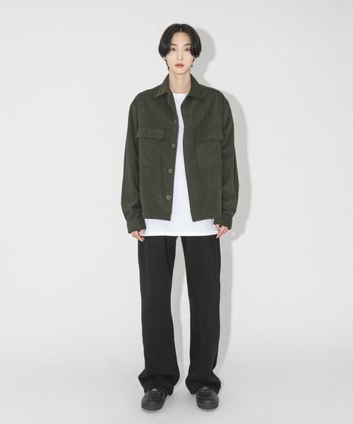 FOLLOWIN（フォロウィン）の「【UNISEX】起毛ワイドウエストゴムコットンパンツ（その他パンツ・レディース・オートミール/グリーン/レッド/ライトグレー/ブラウン/ブラック/アイボリー/グレー・FREE）」の22枚目の写真