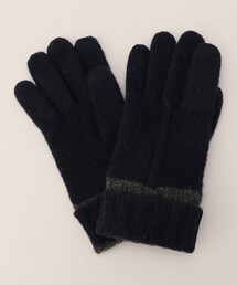 天竺バイカラーニットグローブ