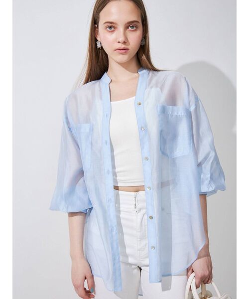 MERCURYDUO（マーキュリーデュオ）の「カップインナローテープインナーキャミソール（キャミソール・レディース・オフホワイト/ブラック・FREE）」の9枚目の写真