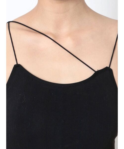 MERCURYDUO（マーキュリーデュオ）の「カップインナローテープインナーキャミソール（キャミソール・レディース・オフホワイト/ブラック・FREE）」の15枚目の写真