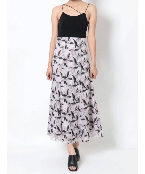 MERCURYDUO（マーキュリーデュオ）の「カップインナローテープインナーキャミソール（キャミソール・レディース・オフホワイト/ブラック・FREE）」の19枚目の写真