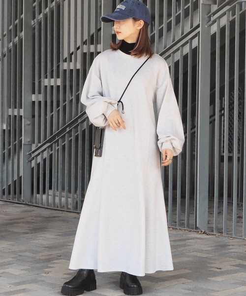 tiptop(ティップトップ)の「【ZOZO限定アイテム】ハーフジップ2wayマーメイドワンピース(ワンピース・レディース・ブラック/グレー/ネイビー/チャコールグレー/ブラック系その他/グレー系その他・FREE/L)」の16枚目の写真