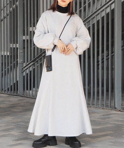 tiptop(ティップトップ)の「【ZOZO限定アイテム】ハーフジップ2wayマーメイドワンピース(ワンピース・レディース・ブラック/グレー/ネイビー/チャコールグレー/ブラック系その他/グレー系その他・FREE/L)」の17枚目の写真