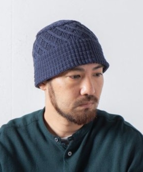 RACAL(ラカル)の「【Racal】Knit bucket hat RL-22-1268 RL-22-1272 RL-23-1300(ハット・メンズ・ブラック/チャコールグレー/ベージュ/ブラック系その他2/ネイビー/ベージュ系2/グレー/アイボリー/ブラック系その他3/グレー系その他2/ブラウン/ベージュ系その他3・FREE)」の12枚目の写真
