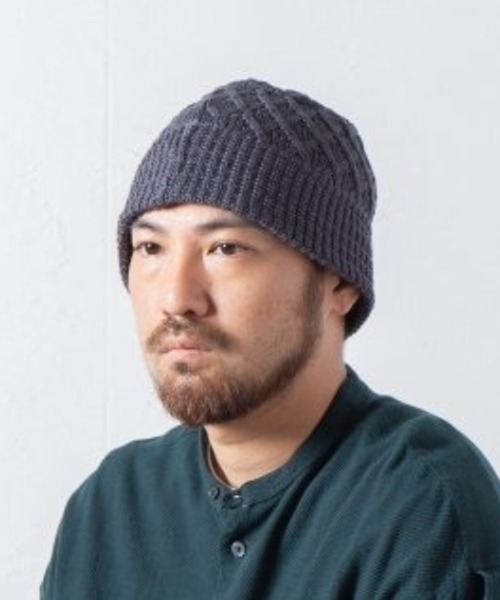 RACAL(ラカル)の「【Racal】Knit bucket hat RL-22-1268 RL-22-1272 RL-23-1300(ハット・メンズ・ブラック/チャコールグレー/ベージュ/ブラック系その他2/ネイビー/ベージュ系2/グレー/アイボリー/ブラック系その他3/グレー系その他2/ブラウン/ベージュ系その他3・FREE)」の6枚目の写真