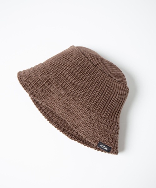 RACAL(ラカル)の「【Racal】Knit bucket hat RL-22-1268 RL-22-1272 RL-23-1300(ハット・メンズ・ブラック/チャコールグレー/ベージュ/ブラック系その他2/ネイビー/ベージュ系2/グレー/アイボリー/ブラック系その他3/グレー系その他2/ブラウン/ベージュ系その他3・FREE)」の14枚目の写真