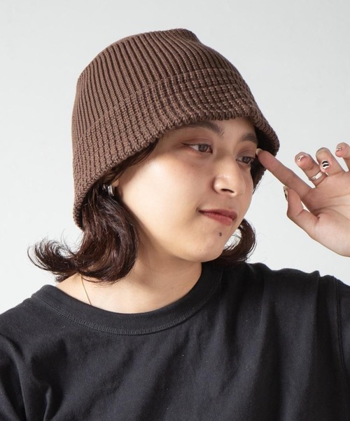 RACAL(ラカル)の「【Racal】Knit bucket hat RL-22-1268 RL-22-1272 RL-23-1300(ハット・メンズ・ブラック/チャコールグレー/ベージュ/ブラック系その他2/ネイビー/ベージュ系2/グレー/アイボリー/ブラック系その他3/グレー系その他2/ブラウン/ベージュ系その他3・FREE)」の18枚目の写真