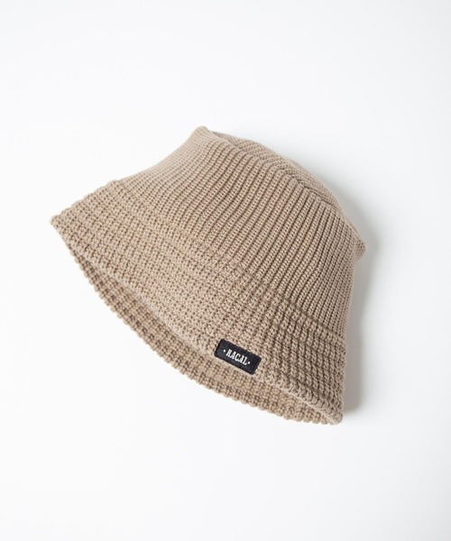 RACAL(ラカル)の「【Racal】Knit bucket hat RL-22-1268 RL-22-1272 RL-23-1300(ハット・メンズ・ブラック/チャコールグレー/ベージュ/ブラック系その他2/ネイビー/ベージュ系2/グレー/アイボリー/ブラック系その他3/グレー系その他2/ブラウン/ベージュ系その他3・FREE)」の19枚目の写真