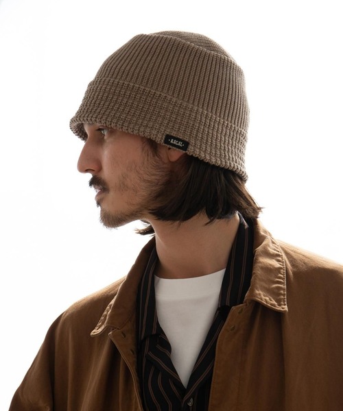 RACAL(ラカル)の「【Racal】Knit bucket hat RL-22-1268 RL-22-1272 RL-23-1300(ハット・メンズ・ブラック/チャコールグレー/ベージュ/ブラック系その他2/ネイビー/ベージュ系2/グレー/アイボリー/ブラック系その他3/グレー系その他2/ブラウン/ベージュ系その他3・FREE)」の20枚目の写真