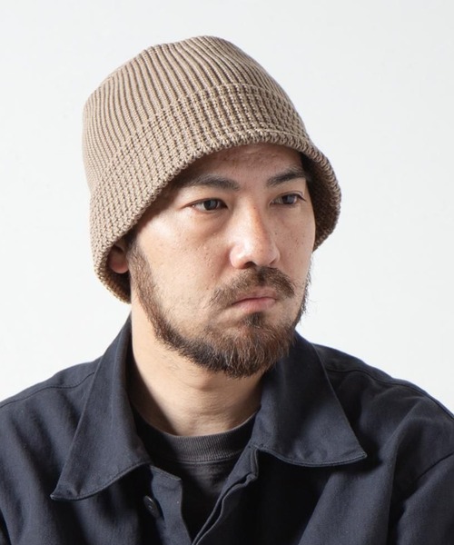 RACAL(ラカル)の「【Racal】Knit bucket hat RL-22-1268 RL-22-1272 RL-23-1300(ハット・メンズ・ブラック/チャコールグレー/ベージュ/ブラック系その他2/ネイビー/ベージュ系2/グレー/アイボリー/ブラック系その他3/グレー系その他2/ブラウン/ベージュ系その他3・FREE)」の22枚目の写真