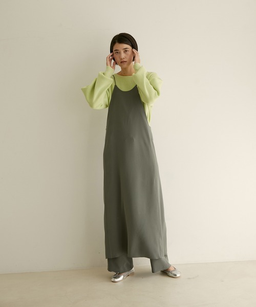 SALON adam et rope'(サロン アダム エ ロペ)の「バナナスリーブクロップドニットプルオーバー(ニット/セーター・レディース・ホワイト/ミント/ブルー系その他4・FREE)」の15枚目の写真
