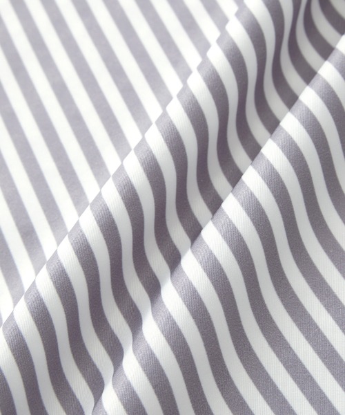 Anchor Smith（アンカー スミス）の「ストライプオーバーサイズボックスシャツ（シャツ/ブラウス・メンズ・ブルー/グレー/グリーン・M/L）」の18枚目の写真