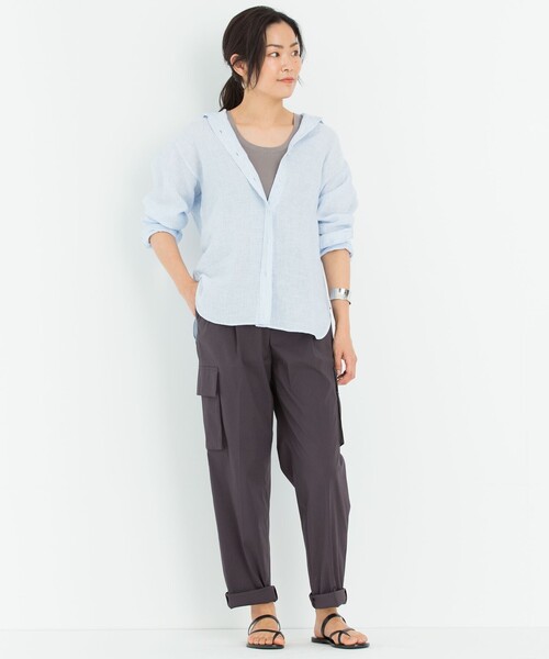 23区（ニジュウサンク）の「LIBECO スタンダード シャツ（シャツ