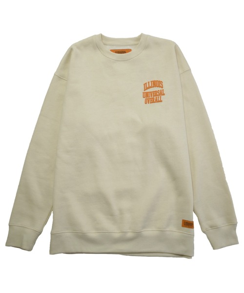 UNIVERSAL OVERALL（ユニバーサルオーバーオール）の「ユニバーサルオーバーオール スウェット SWEAT SHIRT_ILLINOIS（スウェット・メンズ・ブラック/アイボリー/ヘザーグレー・L/XL/M）」の6枚目の写真