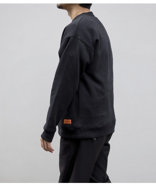 UNIVERSAL OVERALL（ユニバーサルオーバーオール）の「ユニバーサルオーバーオール スウェット SWEAT SHIRT_ILLINOIS（スウェット・メンズ・ブラック/アイボリー/ヘザーグレー・L/XL/M）」の15枚目の写真